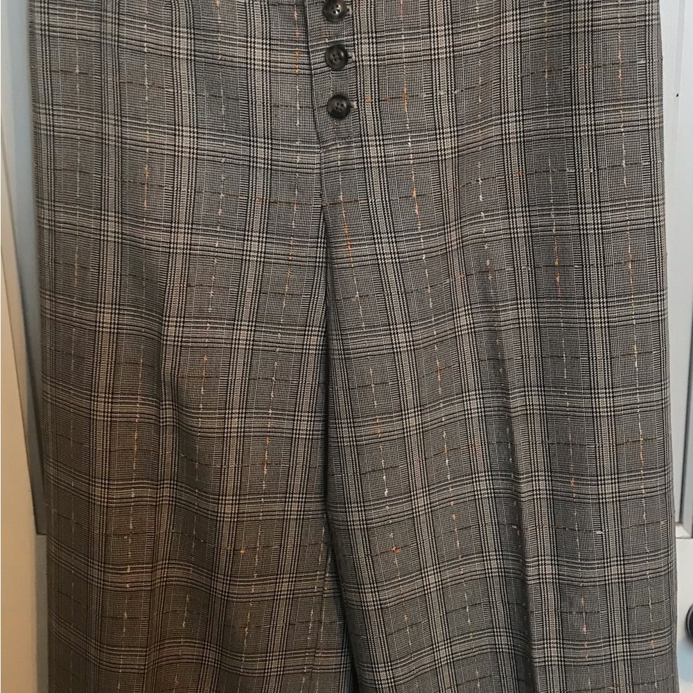 Anthropologie, wide-legged, cropped pants